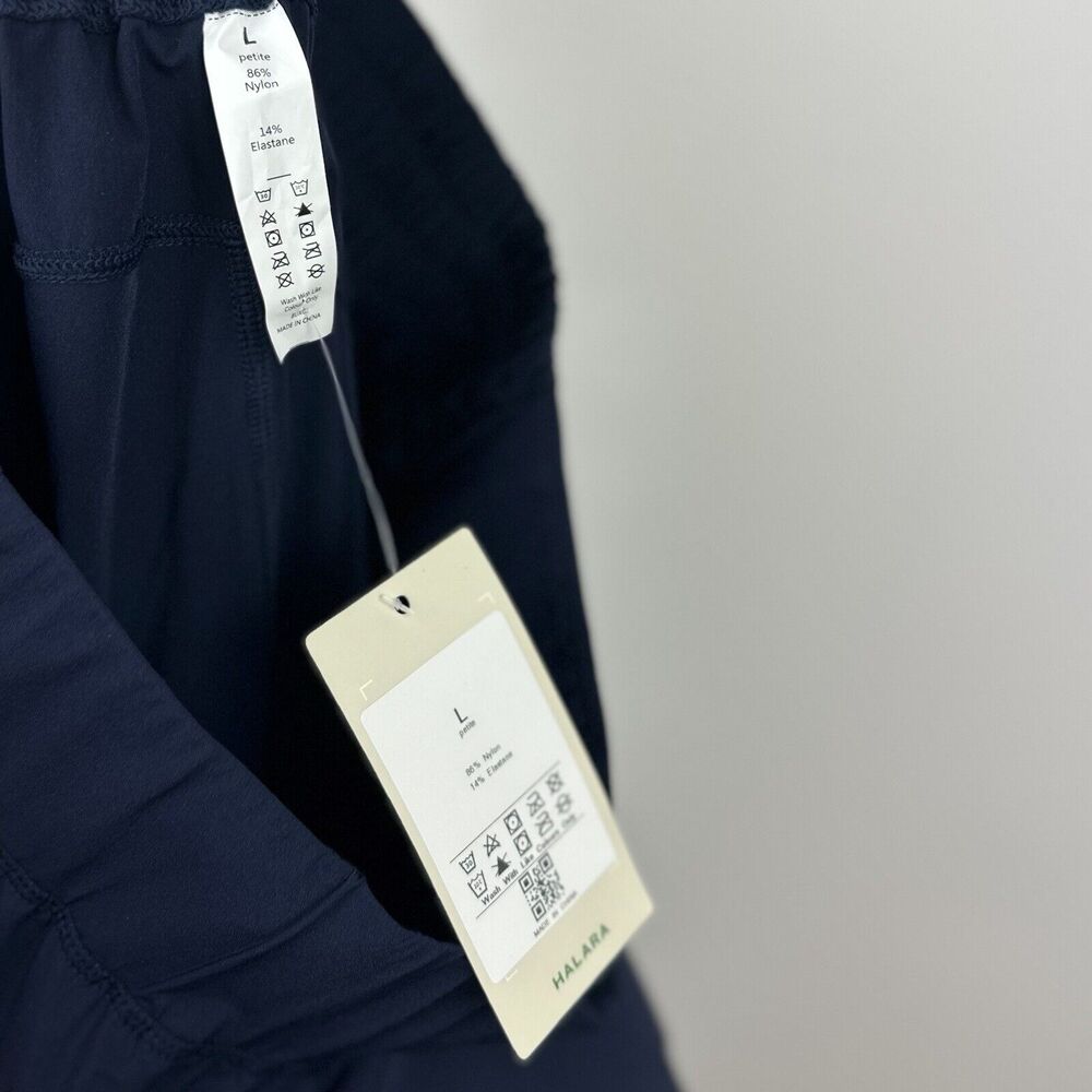 HALARA Navy High-Waist Track Joggers - Picture 11 of 13
